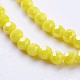 Chapelets de perles en verre électroplaqué EGLA-R018-4mm-M-3