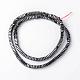 Non-Magnetic Synthetic Hematite Beads Strands G-D800-01-2