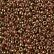 TOHOラウンドシードビーズ  日本製シードビーズ  （1707)つの金色の大理石のオレンジ  8/0  3mm  穴：1mm  約1110個/50g SEED-XTR08-1707-2