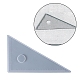 Moules en silicone pour règle triangulaire à 30/60/90 degré DIY-I096-06-1