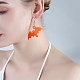 Kits de fabrication de boucles d'oreilles à thème halloween bricolage DIY-SZ0004-59-4