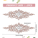 Applicazioni di strass di cristallo di vetro a fiori DIY-WH0304-643B-2