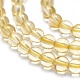 Chapelets de perles de citrine naturelle G-K305-31-E-3