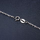 Shegrace 925 collar con colgante de plata esterlina JN128B-4