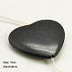 Natural Black Stone Beads Strands G-G186-1-2