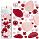 BENECREAT 200pcs Artificial Silk Rose Petals Vase Filler Floating DIY-BC0006-38-1