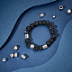 Unicraftale 60pcs 5 style 201 perles européennes en acier inoxydable STAS-UN0048-51-2