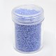 1 Box Transparent Frosted Two Cut Glass Seed Beads DIY Loose Spacer Tube Glass Seed Beads SEED-X0005-11-QB09-B-1