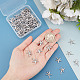 SUNNYCLUE 1 Box 100Pcs Silver Starfish Charm 316 Stainless Steel Sea Charms Ocean Animal Beach Summer Hawaii for Jewelry Making Charms DIY Necklace Earrings Bracelet Crafts Women Adult Supplies STAS-SC0004-45-3