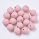 Rubberized Style Acrylic Beads SACR-R245-10-1