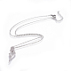 304 Stainless Steel Pendant Necklaces NJEW-E141-13-2