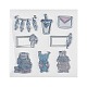 Plastic Stamps DIY-F053-13-2