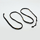 Fashionable Black Agate Wrap Bracelets BJEW-G435-43-4