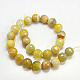 Natural Agate Beads Strands G-H1636-6MM-01-2