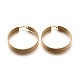 Ring 304 Stainless Steel Hoop Earrings EJEW-M174-04-1
