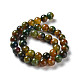 Chapelets de perles d'agate naturelle G-P516-A01-A04-3
