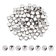 Unicraftale 100pcs 304 perles en acier inoxydable STAS-UN0043-36-1