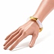 Stämmiges Stretch-Armband aus gebogenem Acrylrohr für Frauen BJEW-JB08125-3
