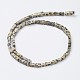 Natural Dalmatian Jasper Beads Strands X-G-G968-D10-2