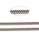 Revestimiento iónico (ip) 304 cadenas de eslabones cubanos de acero inoxidable STAS-N0013-21M-1