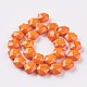 Faceted Glass Beads Strands EGLA-P015-NA01-2