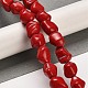 Kunsttürkisfarbenen Perlen Stränge G-C101-I01-01-2