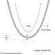 Brass Chain Necklaces NJEW-BB16953-3