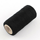 布地やDIYクラフト用品402ポリエステル縫糸コード  ブラック  約210m /ロール  0.1mm  12のロール/箱 OCOR-R028-B01-3