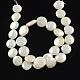 Hebras de perlas keshi de perlas barrocas naturales PEAR-Q004-17-2