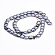 Chapelets de perles en hématite synthétique sans magnétiques G-P363-03-1