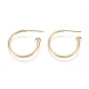 Brass Stud Earrings X-EJEW-L245-001LG-1