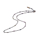 Placcatura ionica (ip) 304 collana a catena a maglie a colonna in acciaio inossidabile per uomo donna NJEW-K245-019B-1