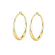 Messingring-Band-Ohrringe&nbsp;FS-WG1287F-05-1