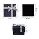 Benecreat 12 Packung Ring Geschenkbox mit Schaumstoff und Samteinsatz kleine harte Geschenkbox für Ringohrringschmuck CBOX-BC0001-02-6