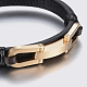 Leather Cord Bracelets BJEW-F317-031-3