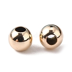 Perles remplies d'or jaune, 1/20 or 14k rempli, ronde, Rempli d'or réel, 3mm, Trou: 1.1~1.2mm