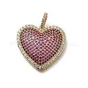 Латунные микро проложить кубического циркония подвески KK-C090-43G-03