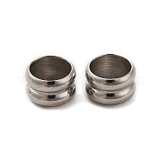 Европейские бусины из нержавеющей стали 201 STAS-M089-05P