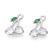 Латунные микро проложить кубического циркония подвески KK-T074-70P-01