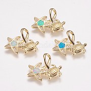 Латунные подвески KK-E735-10G