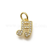Латунные микро проложить кубического циркония подвески KK-P295-50G
