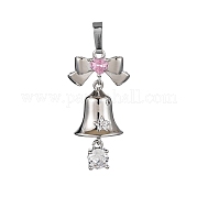 Реечное покрытие латунь с подвесками из кубического циркония KK-Q010-15P