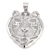 Латунные микро проложить кубического циркония подвески KK-M307-10P