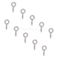 Wholesale UNICRAFTALE 150pcs 10x4mm Stainless Steel Screw Eye Pin Peg Bails  Small Screw Eye Pins Clasps Hooks 1.5mm Pin Eye Screws Connectors for Half  Drilled Beads Jewelry Earring Making 