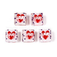 Ручной спрей окрашены бусины бисера&nbsp;LAMP-N035-02H