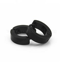 Латунные английском замке Серьги-кольца&nbsp;EJEW-EE0002-252B