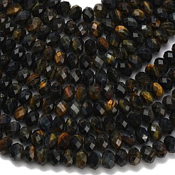 Природных тигровый глаз бисер нитей&nbsp;G-Z111-A02-04