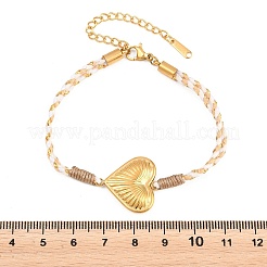 Bracelets à maillons en acier inoxydable 304&nbsp;BJEW-K303-02A