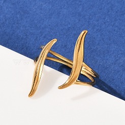 Кольца-манжеты из нержавеющей стали 304 для женщин&nbsp;RJEW-H255-01G-04