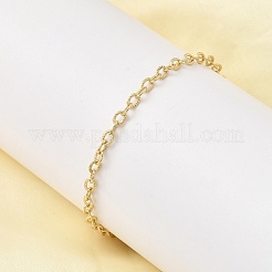 Браслет-цепочка из латуни для женщин&nbsp;BJEW-A065-07G